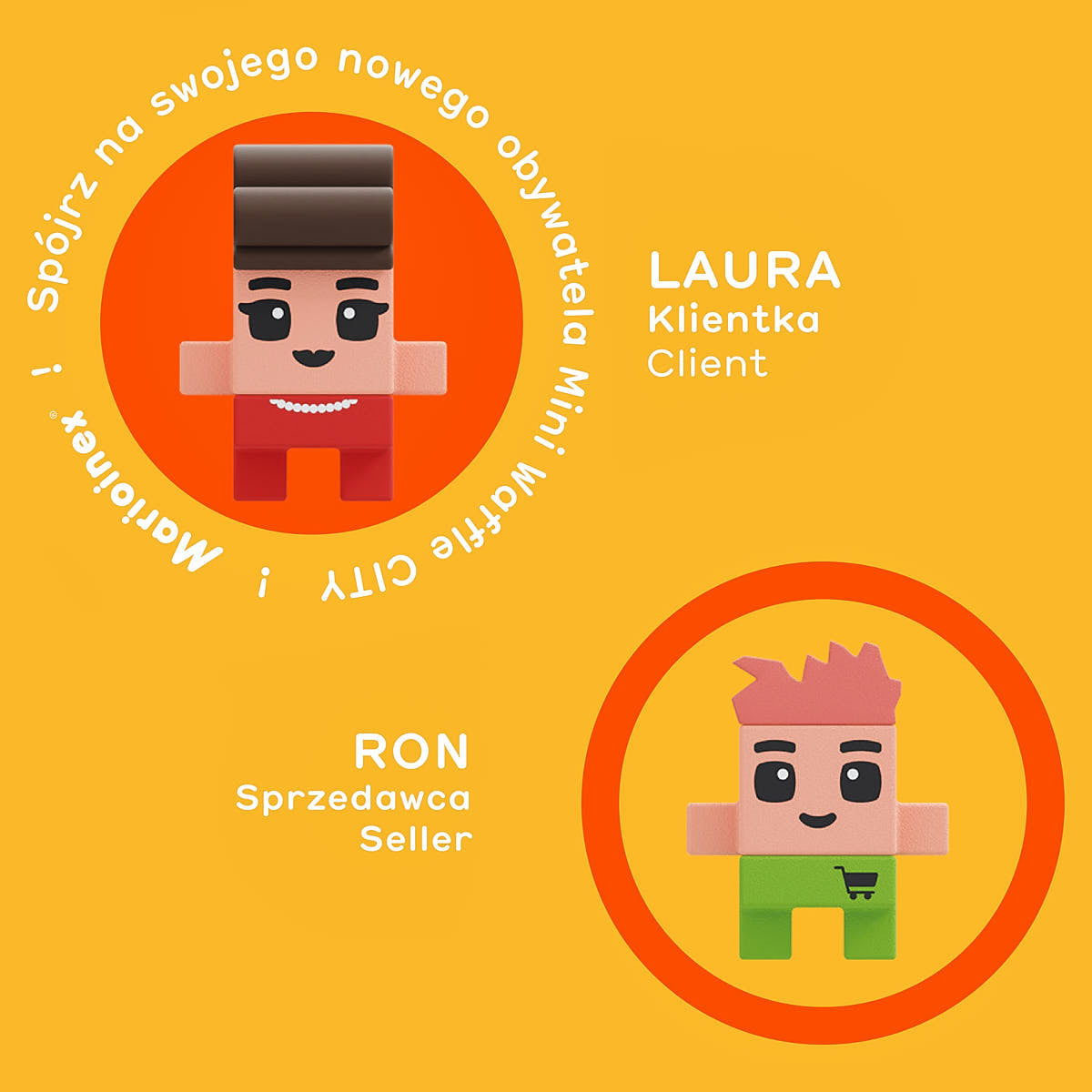 Klocki Mini Waffle City Shop 148szt - Marioinex