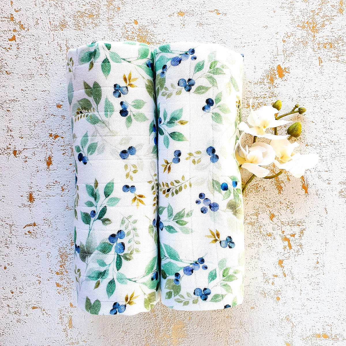 Pieluszka bambusowo - bawełniana z jonami srebra - Ulewajki 3 szt. – Mary Berry Jagódki