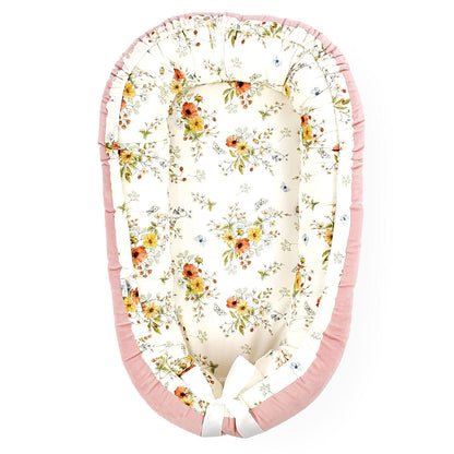 Kokon niemowlęcy - Mary Berry ŁĄKA O PORANKU Velvet Brudny Róż