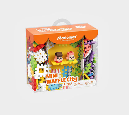 Klocki Mini Waffle City Shop 148szt - Marioinex