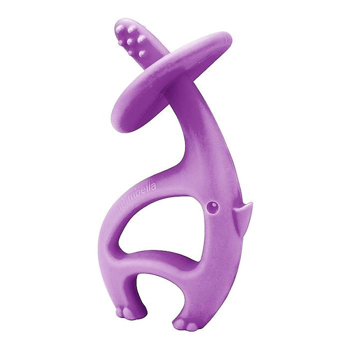 Gryzak silikonowy Dancing Elephant - Mombella purple