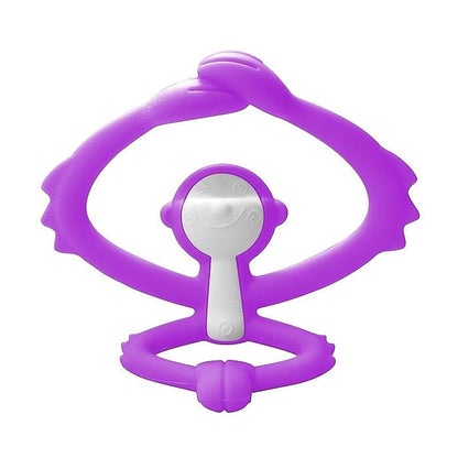 Gryzak dla niemowlaka - Zabawka Małpka - Mombella Purple