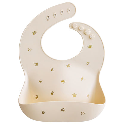 Śliniak silikonowy - Mushie Crowns