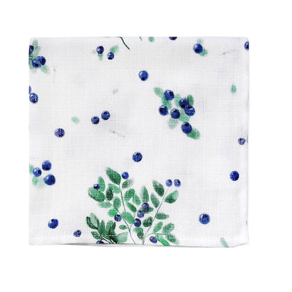 Miękka szczotka z włosia koziego z myjką - Lullalove jagódki