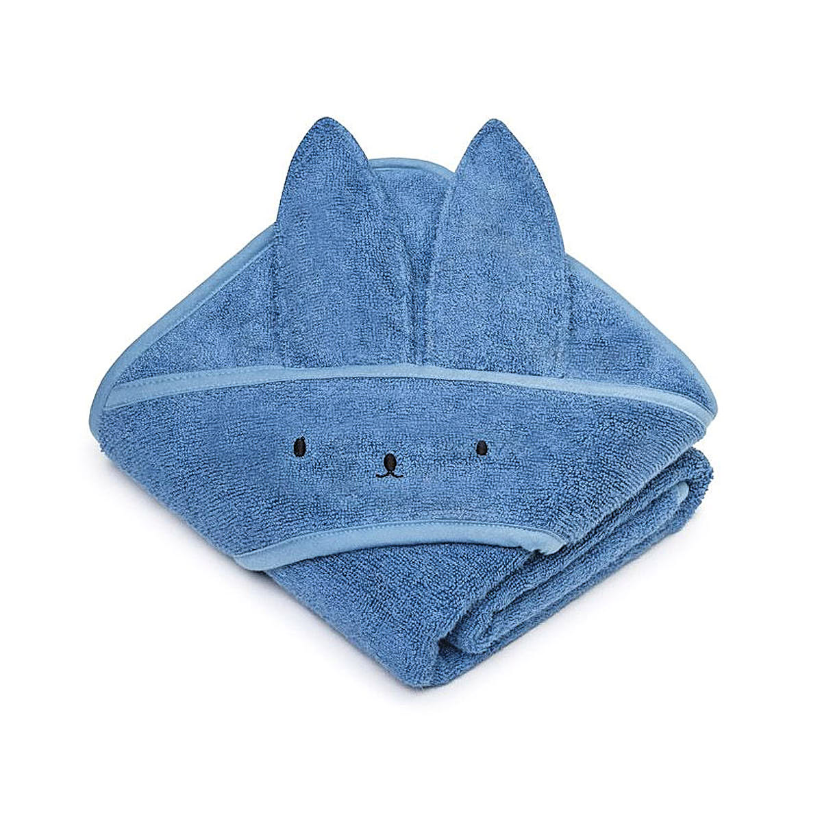 Bambusowy ręcznik - rabbit - My Memi navy blue