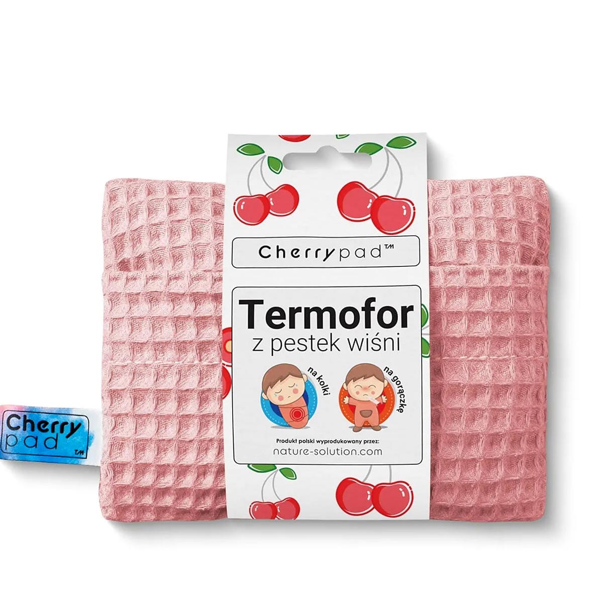 Termofor Cherrypad – Wafel - Nature-solution pudrowy róż