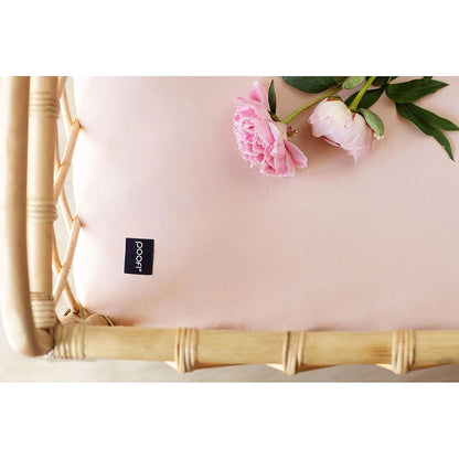 Prześcieradło Organic&Color 60x120 cm / 70x140 cm - Poofi pudrowy 70x140