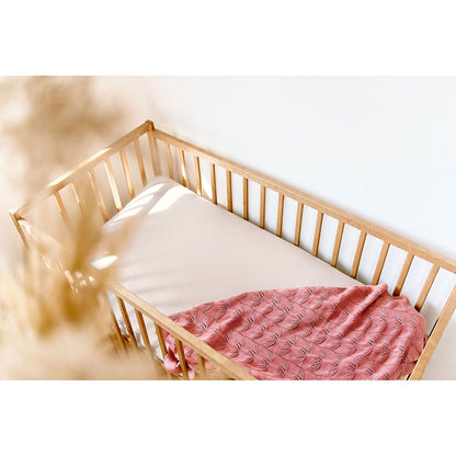 Prześcieradło Organic&Color 60x120 cm / 70x140 cm - Poofi latte 70x140