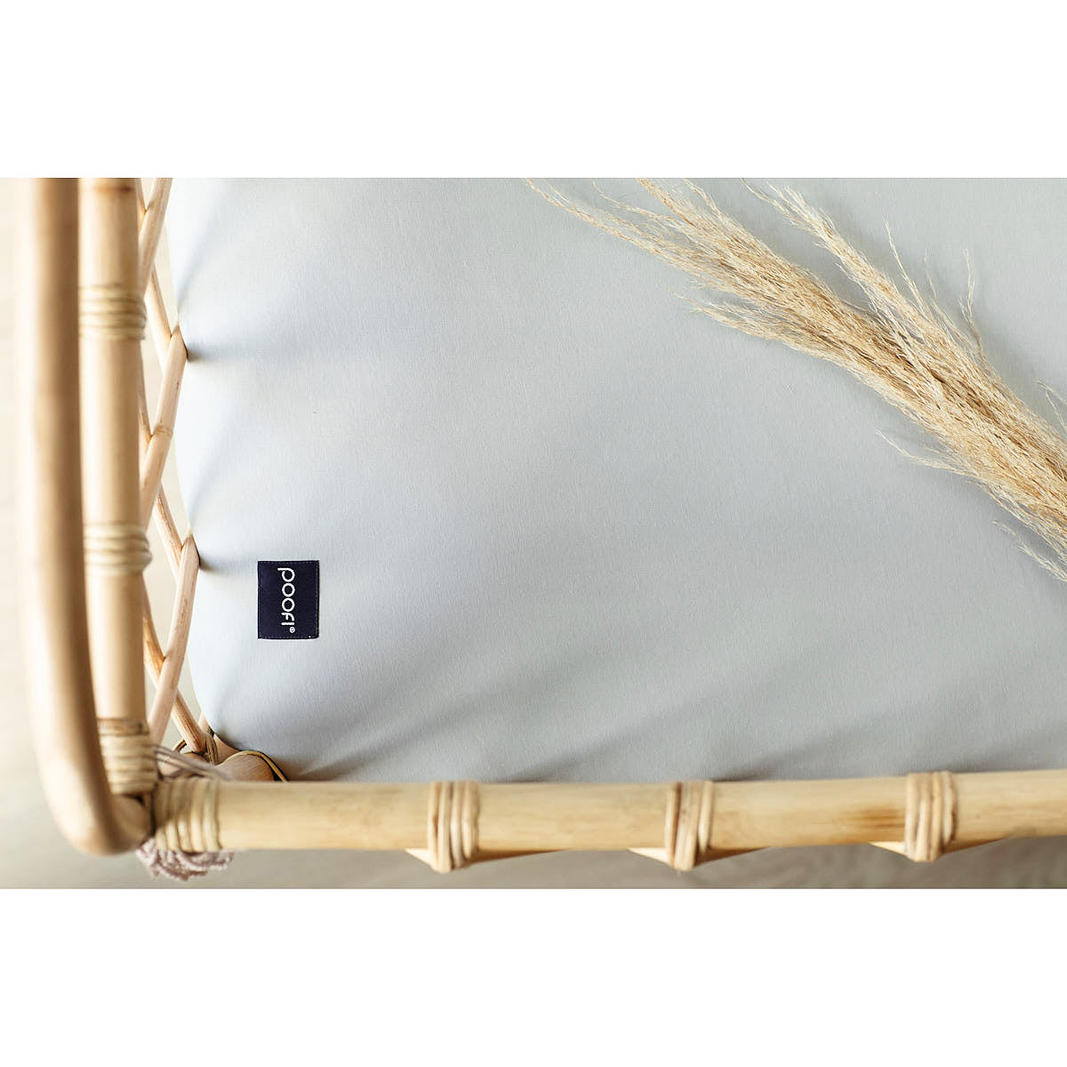Prześcieradło Organic&Color 60x120 cm / 70x140 cm - Poofi jasny szary 70x140