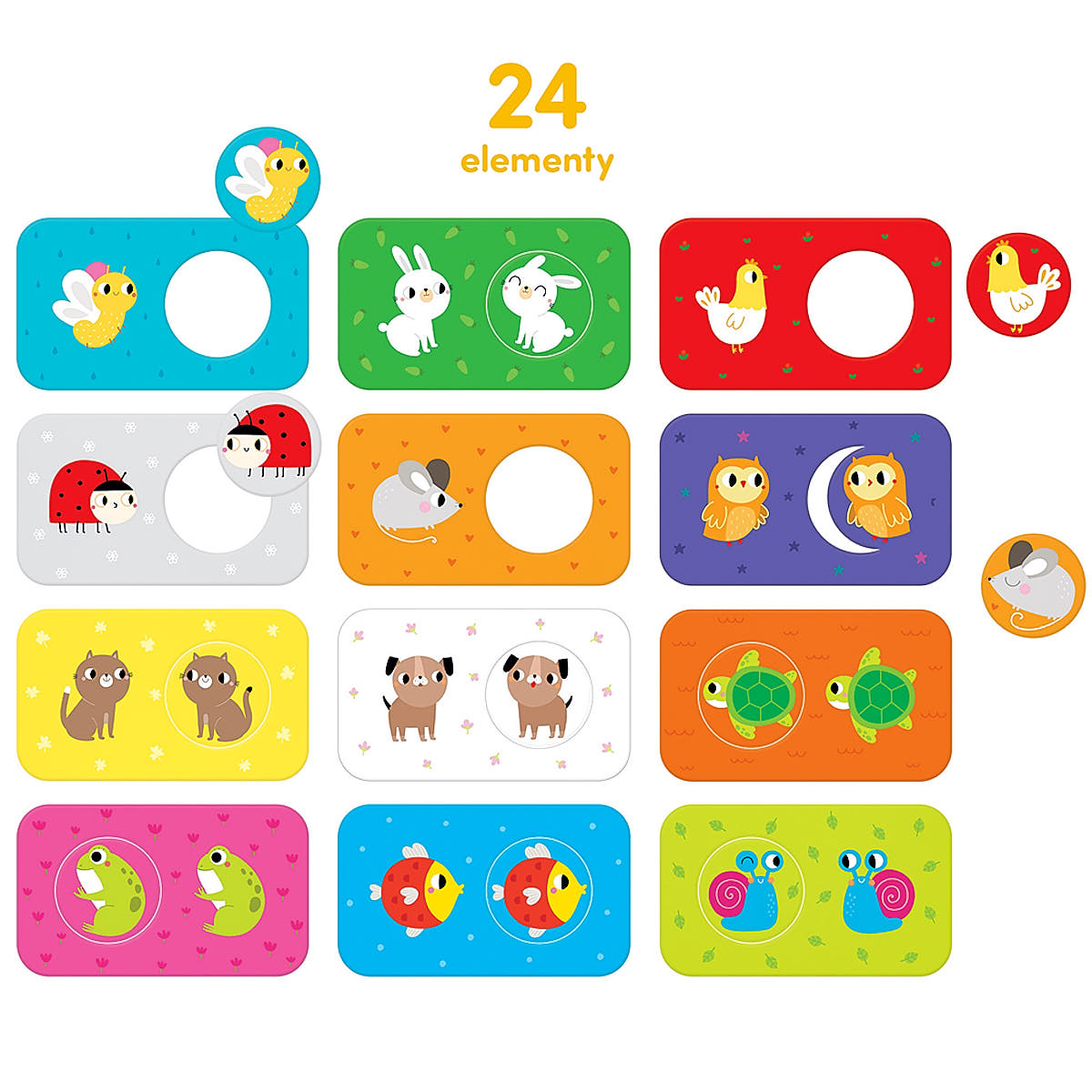 Puzzle z dziurką Przyjaciele - CzuCzu