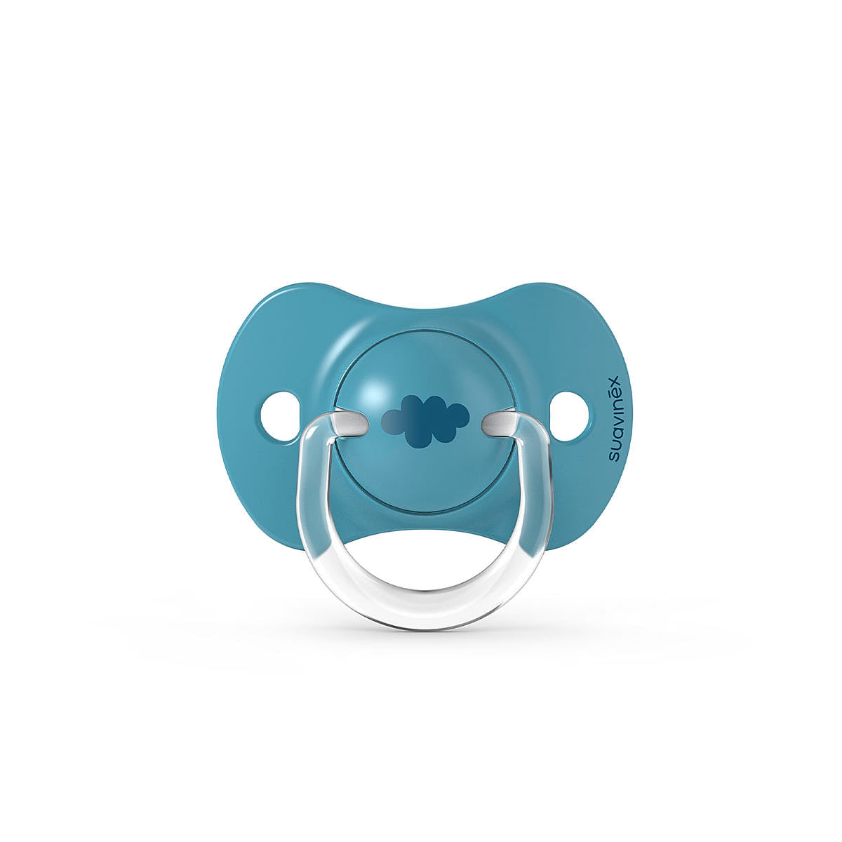 Smoczek fizjologiczny silikonowy SX Pro 2 szt. - Suavinex Forest - niebieski 6-18 m