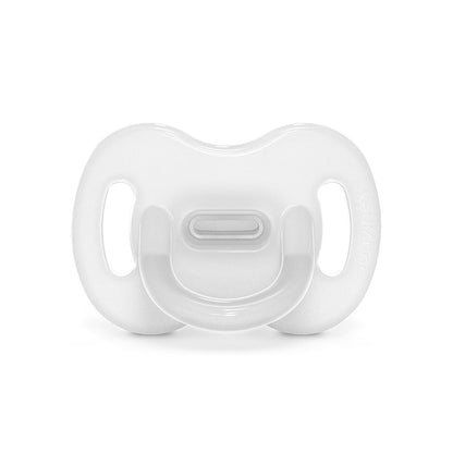 Smoczek fizjologiczny silikonowy SX Pro Colour Essence - Suavinex Transparentny 0-6 m