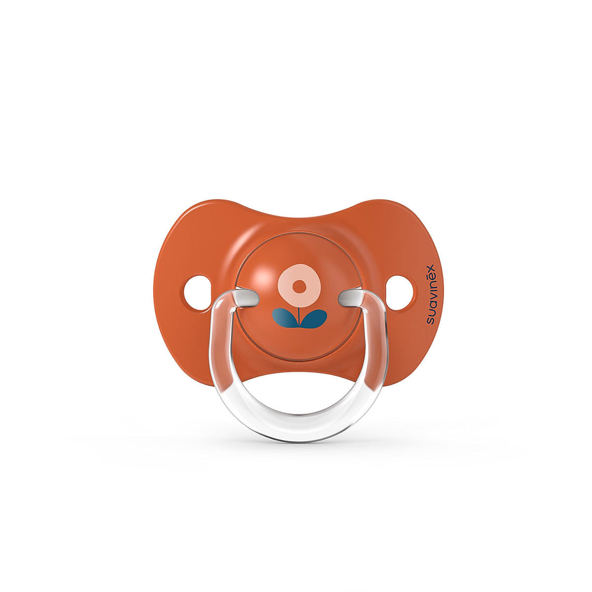 Smoczek fizjologiczny silikonowy SX Pro 2 szt. - Suavinex Forest - różowy +18 m