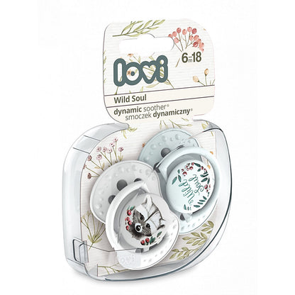 Smoczek silikonowy 2szt - Lovi Wild Soul Boy 6-18