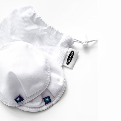 Wkładki laktacyjne wielorazowego użytku w kolorze białym - Lansinoh