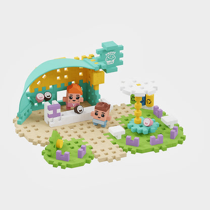 Klocki Mini Waffle City Kawiarnia 80szt - Marioinex