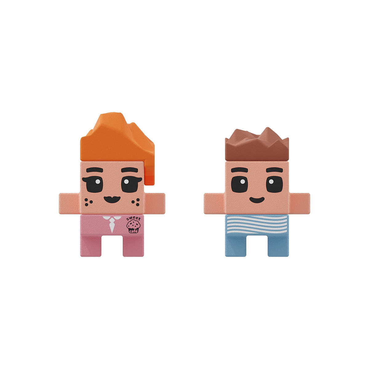 Klocki Mini Waffle City Kawiarnia 80szt - Marioinex